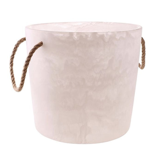 Ice Bucket White Swirl