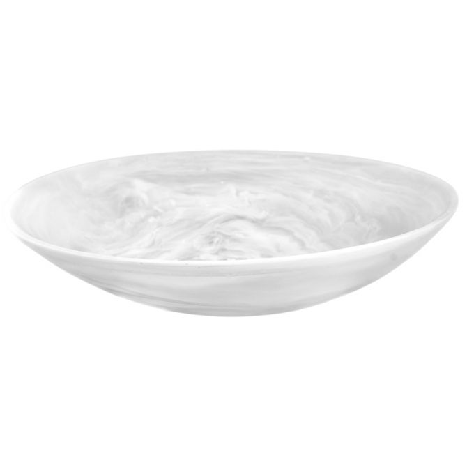 Everyday X-Large White Swirl Bowl