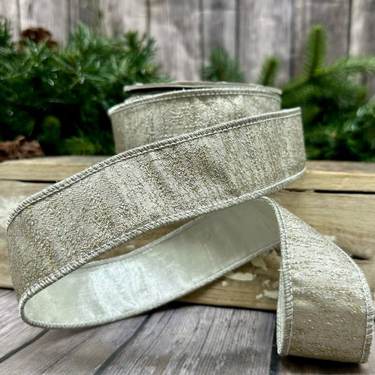 Iced Platinum Aurora 1.5" Ribbon