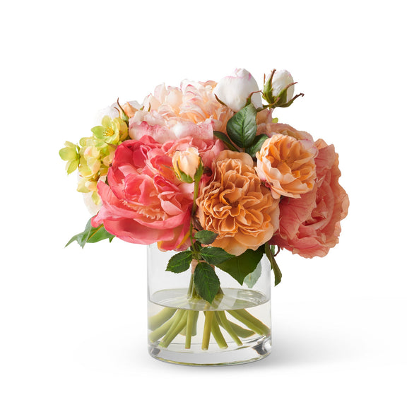 Peony Ran Rose Garden in Vase