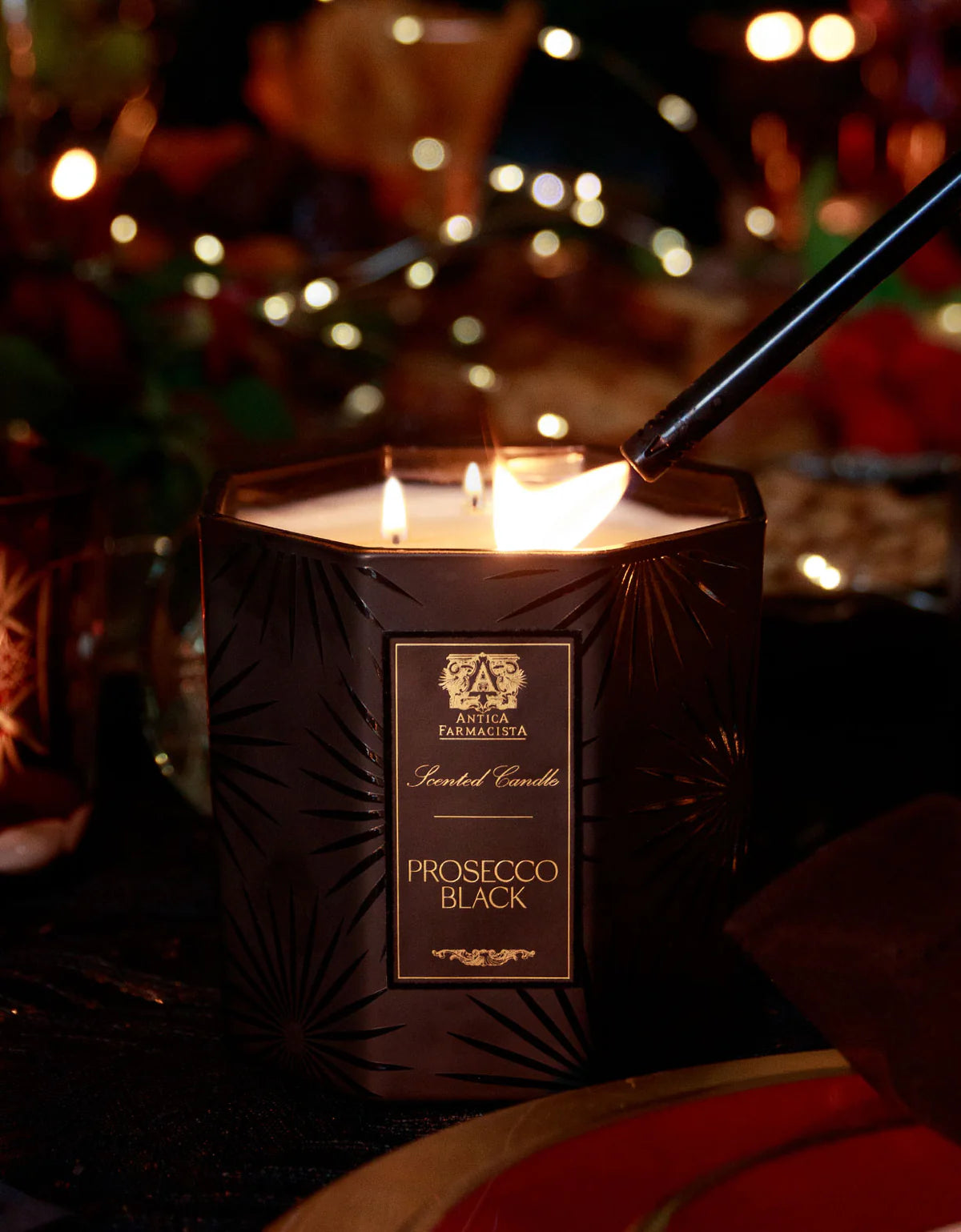 Prosecco Black 3 Wick Candle