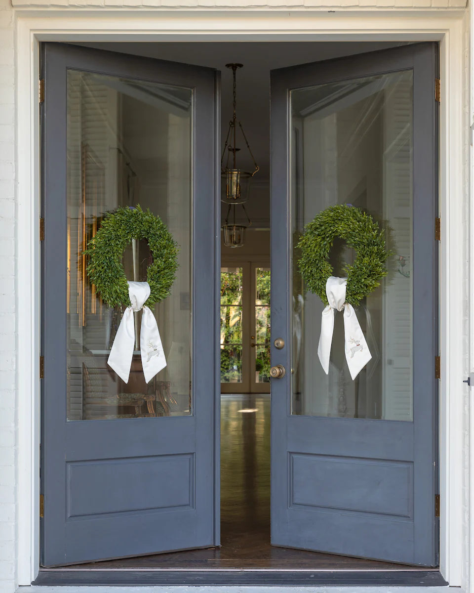 Reindeer Wreath Sash