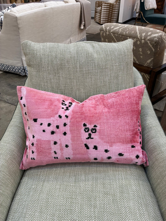Pink Cat Pillow