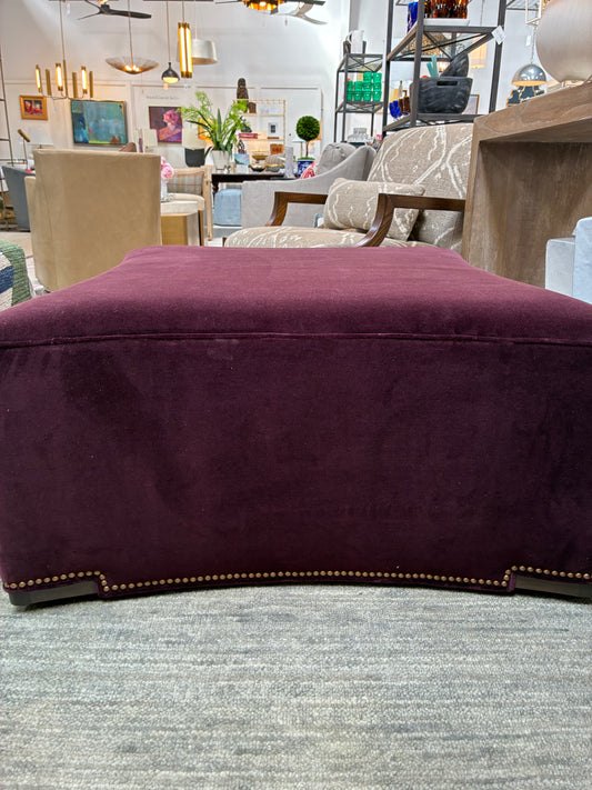 Eggplant Ottoman