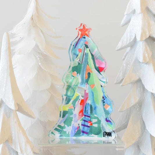 Acrylic Festive Tree-Bitty Block