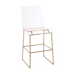 King Counter Stool-Gold