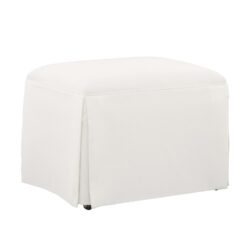Finley Ottoman-Line After Line Ivy