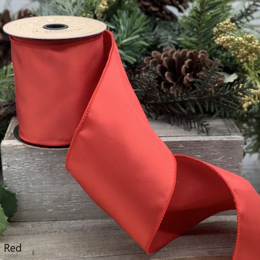 Sateen Ribbon-Red