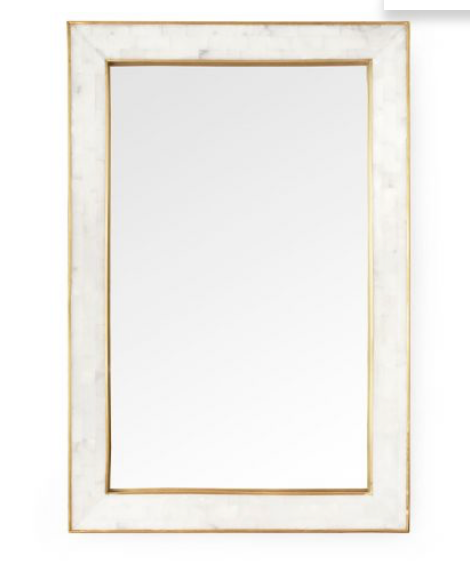 Leighton Alabaster mirror