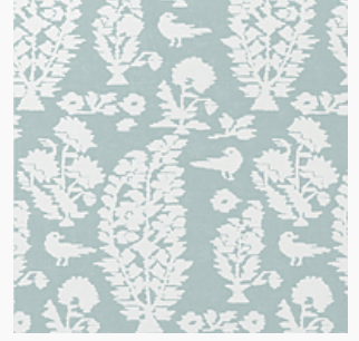 Allaire Wallpaper Aqua single roll