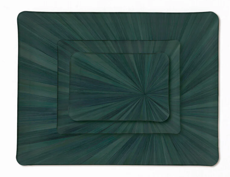 Soleil Vanity Tray Green