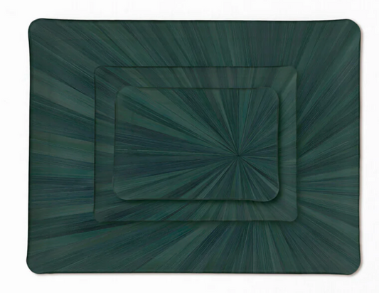 Soleil Vanity Tray Green