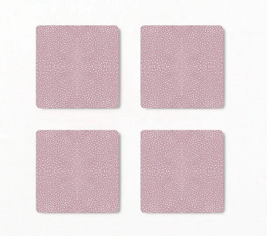 Shagreen Coaster Pink