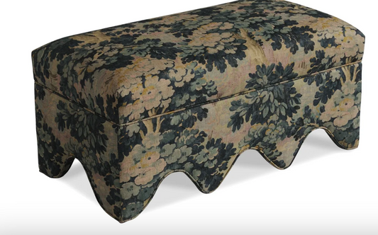 Custom Sylvan Midnight 22x22 pillow with welt