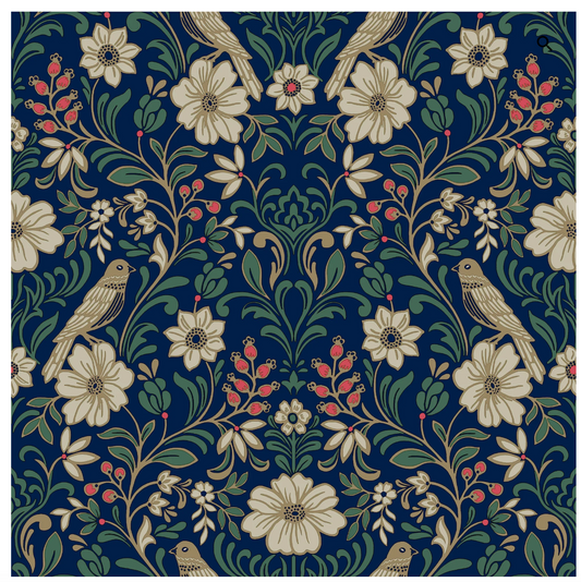 Colette wallpaper navy