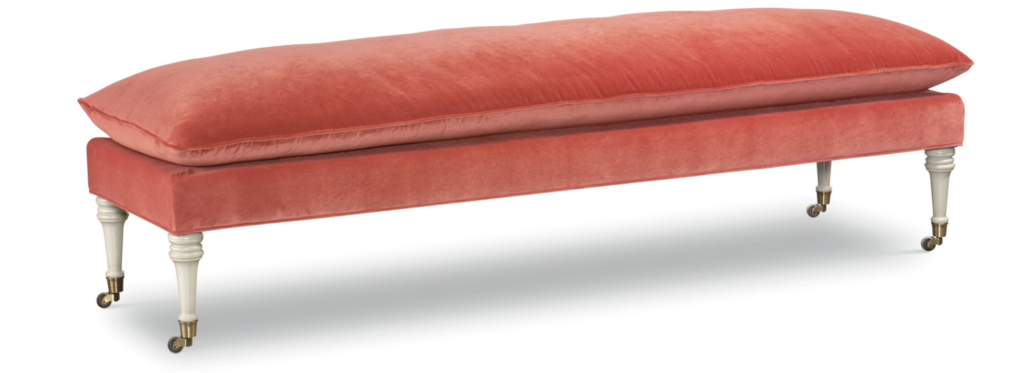 Bradstreet long bench velvet