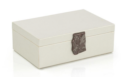 OPAL LYNX VEGAN LEATHER BOX SMALL