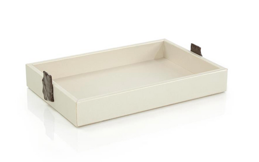 OPAL LYNX VEGAN LEATHER TRAY SMALL