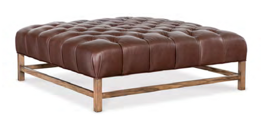Oakley Leather Ottoman