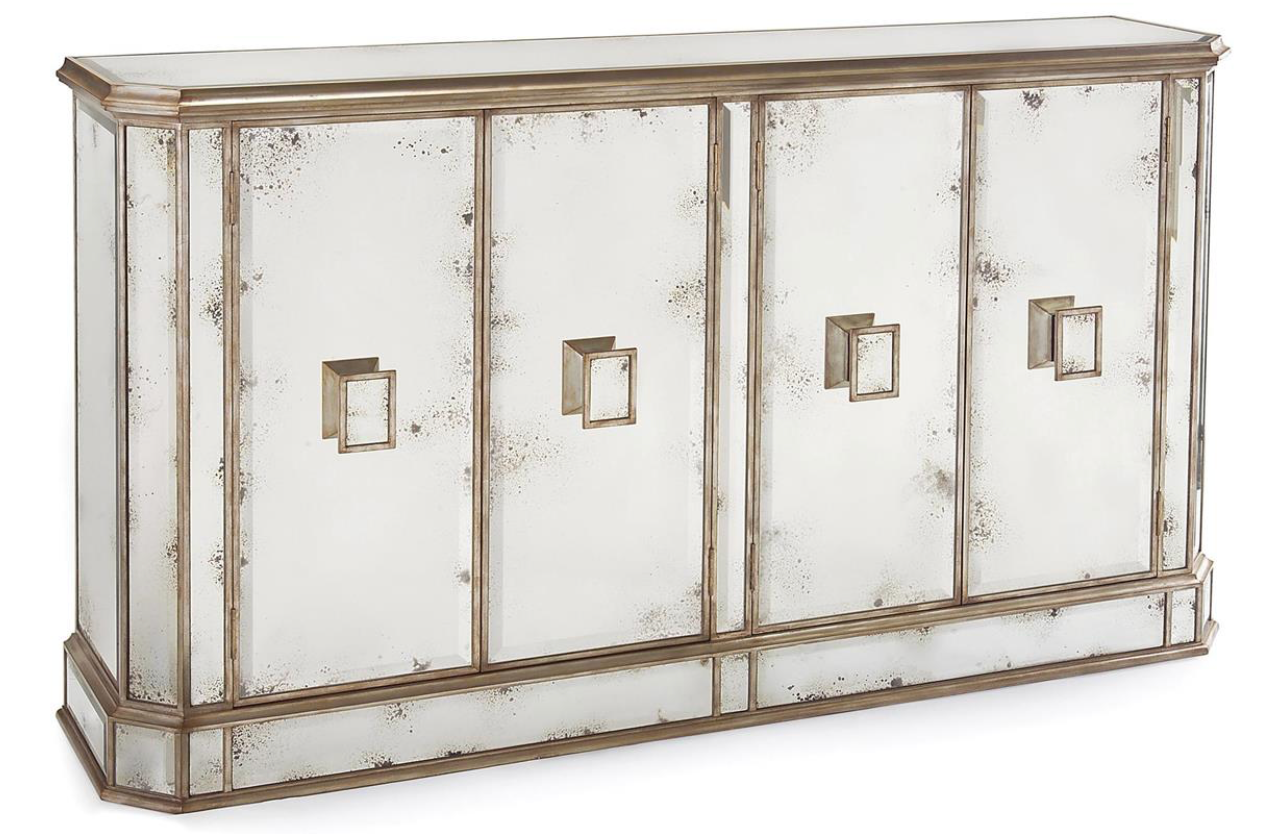 Juno Foxed Mirror Credenza