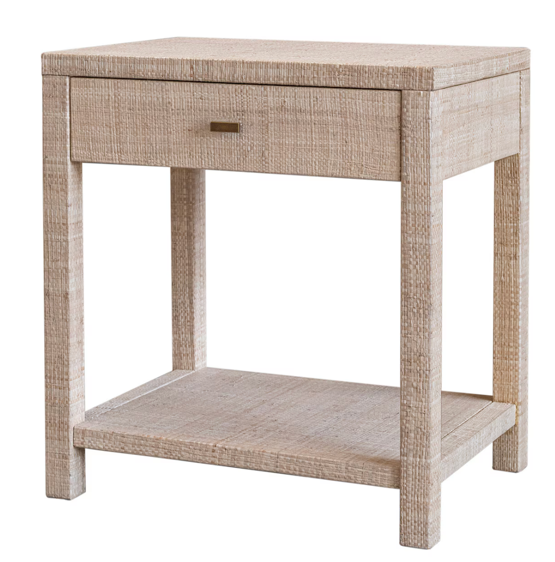 Raffia nightstand
