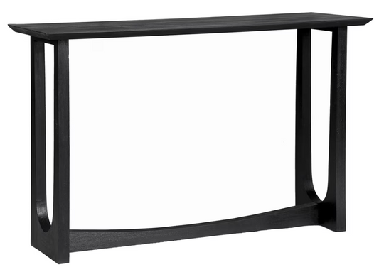 Arch Console Table, Matte Black