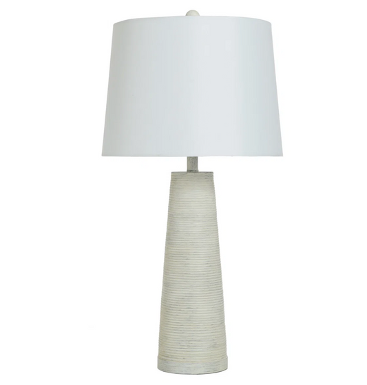 White washed lamp