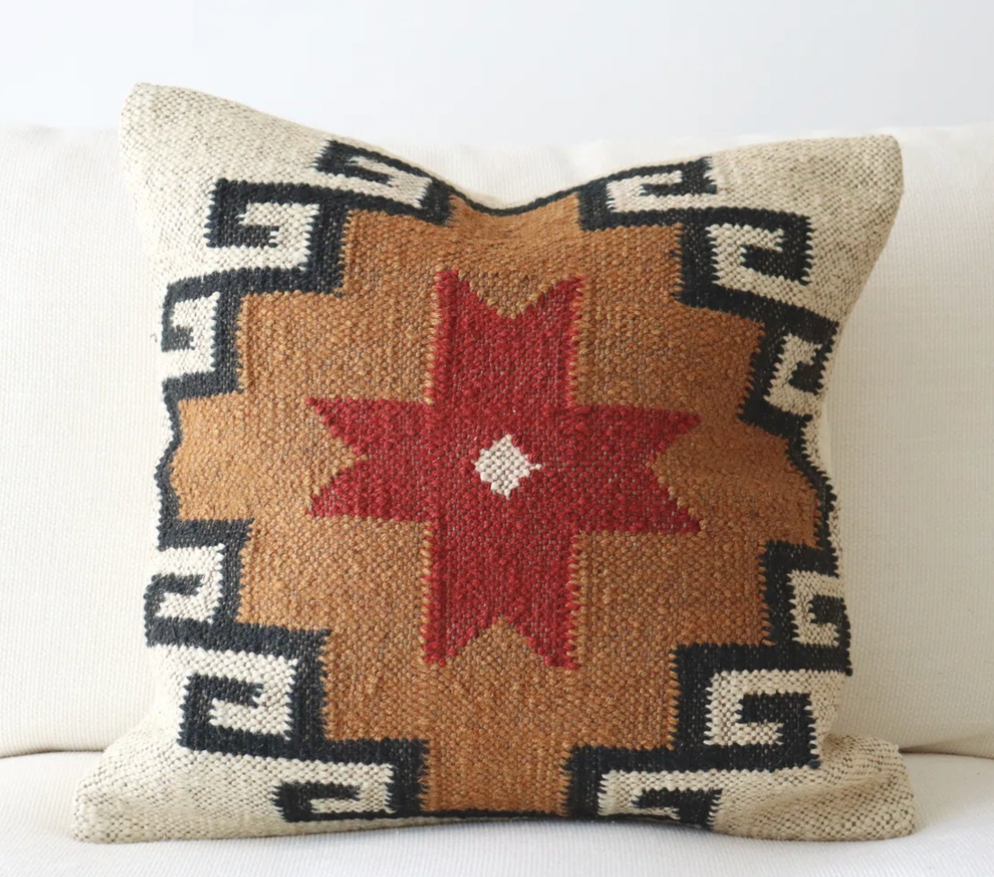 Kilim Jute & Wool Pillow