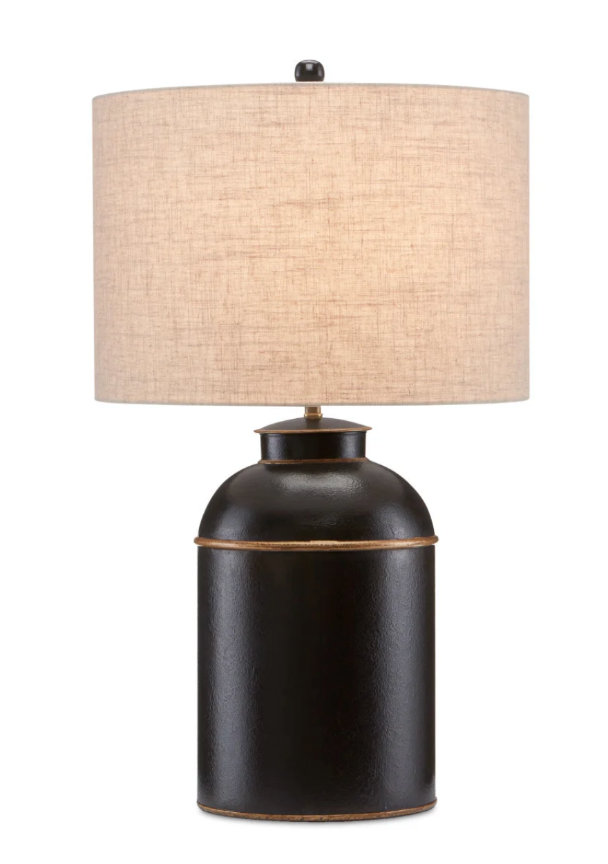 London Black Table Lamp