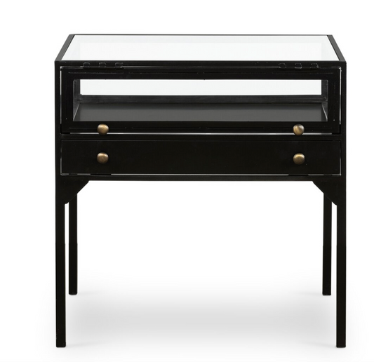 Shadow box end table