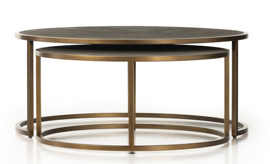 Shagreen Nesting Coffee Table