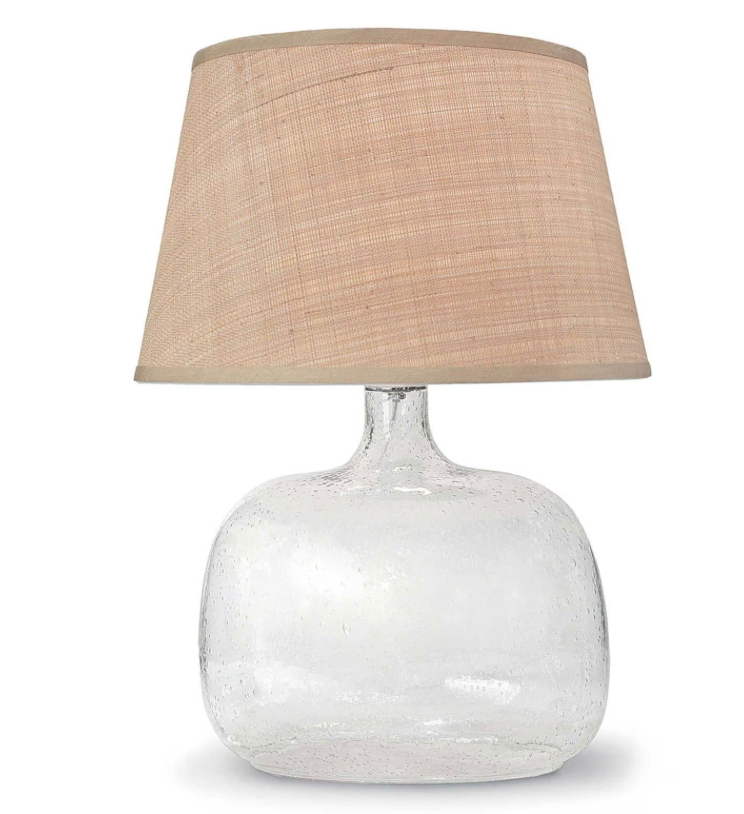 Seeded glass Lamp