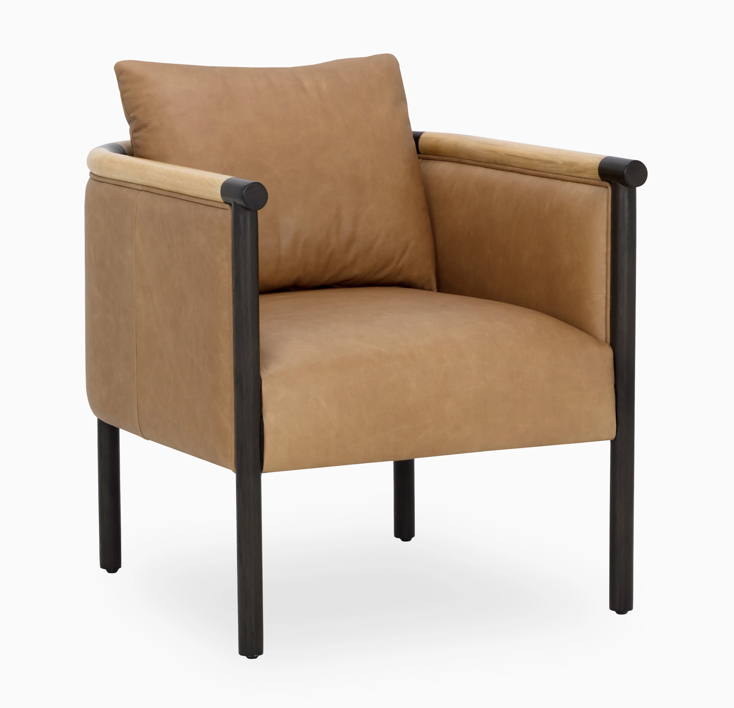 Selvarin Lounge Chair in Brown