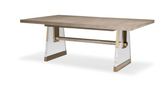 Acrylic dining table 80-124"