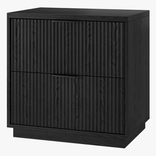 fluted nightstand