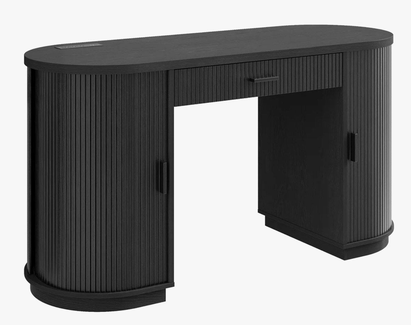 Black Fluted Desk