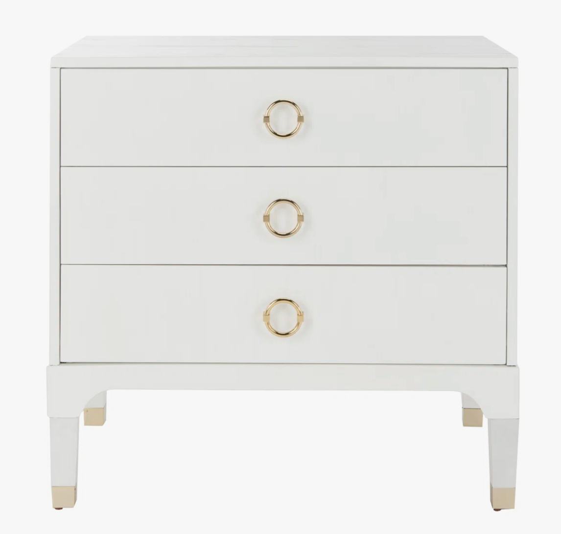White chest nightstand