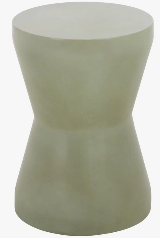 sage green outdoor side table