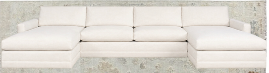 Big Easy 136" sofa and ottomans