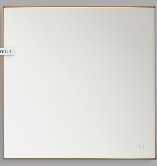 Cadre 36x36 lighted mirror