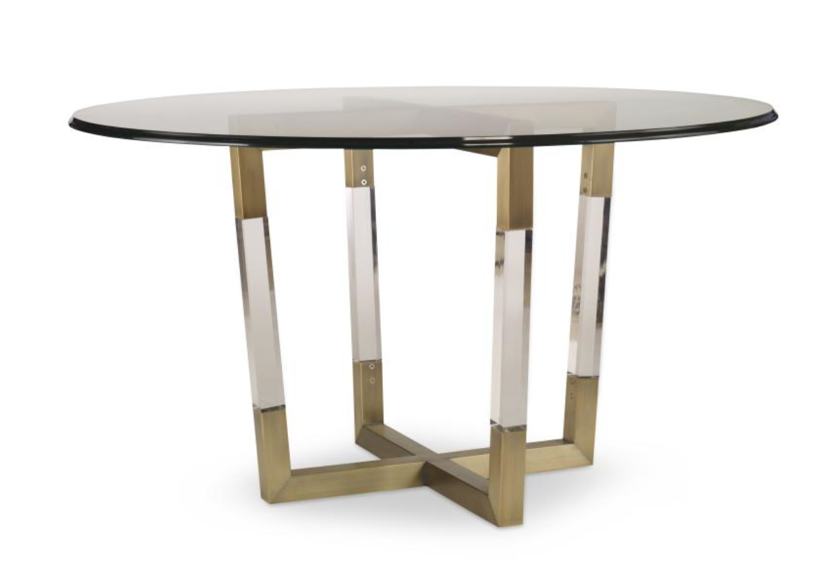 Details/ acrylic and glass table
