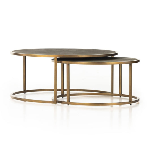 Shagreen Nesting Tables