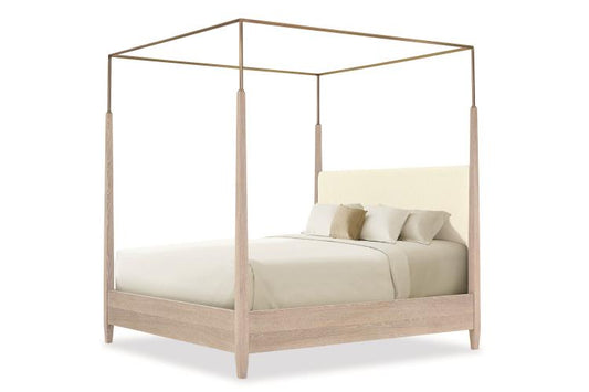 King Metal Canopy Bed