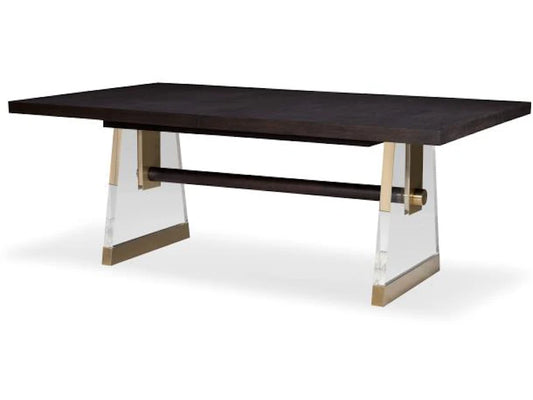 Rectangle Dining Table-Mocha Finish