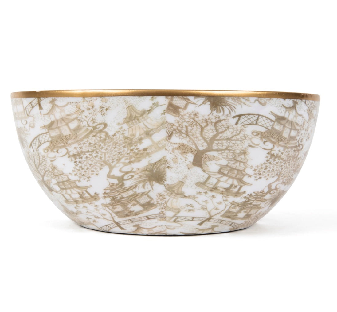 Garden Party Enameled Bowl-Small