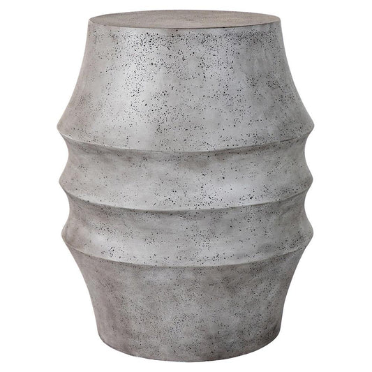 Egret Outdoor Stool Aged Stone Grey