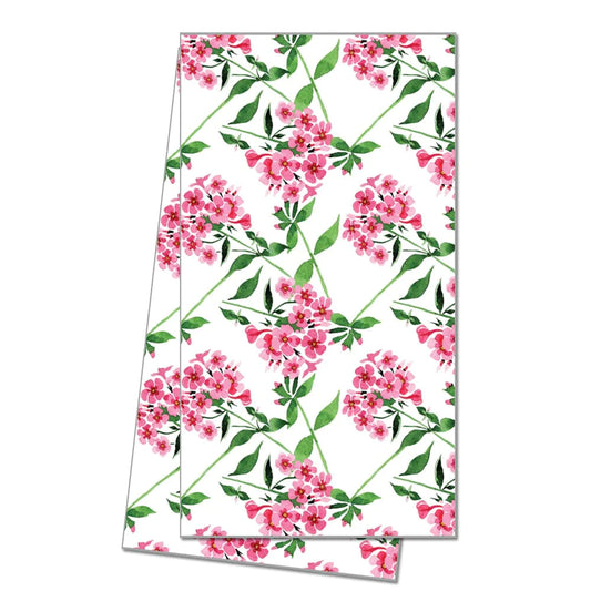 Pink Flowers Guest Towels